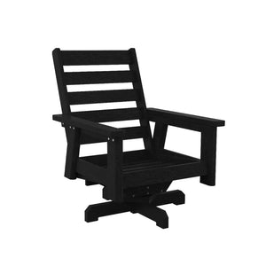 Charleston High Back Swivel Arm Chair