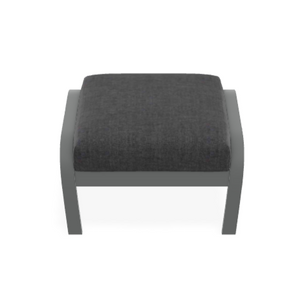 Belle Isle Cushion Ottoman - Graphite PC