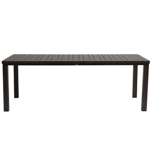Canbria 84" x 44" Rectangle Dining Table w/Umbrella Hole