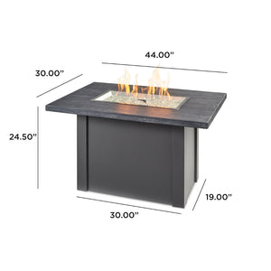 Rectangular Havenwood 44"W x 30"D x 24.5"H