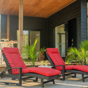 St. Tropez Chaise Lounge w/Wheels