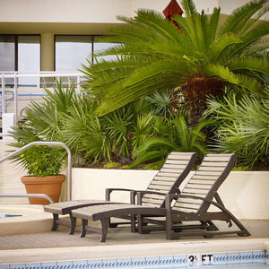 St. Tropez Chaise Lounge w/Wheels