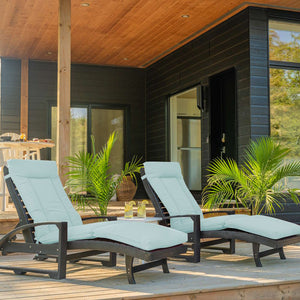 St. Tropez Chaise Lounge w/Wheels