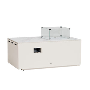 Newbury 50"x30"x20" Rect Fire Pit w/ Lid