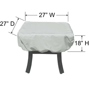 Small Table, Fire Table, Ottoman Cover
