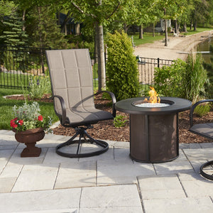 Stonefire Round Gas Fire Pit Table