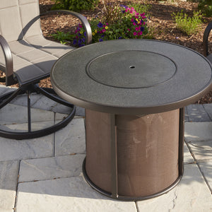 Stonefire Round Gas Fire Pit Table