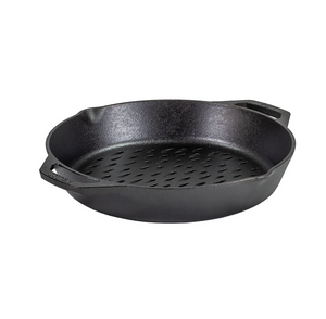 Lodge 12" Dual Handle Grill Basket