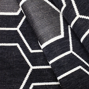 Geo Black Outdoor Rug