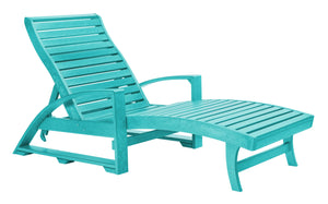 St. Tropez Chaise Lounge w/Wheels