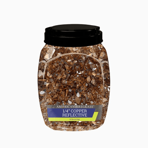 1/4" Reflective Fire Glass 10 lbs