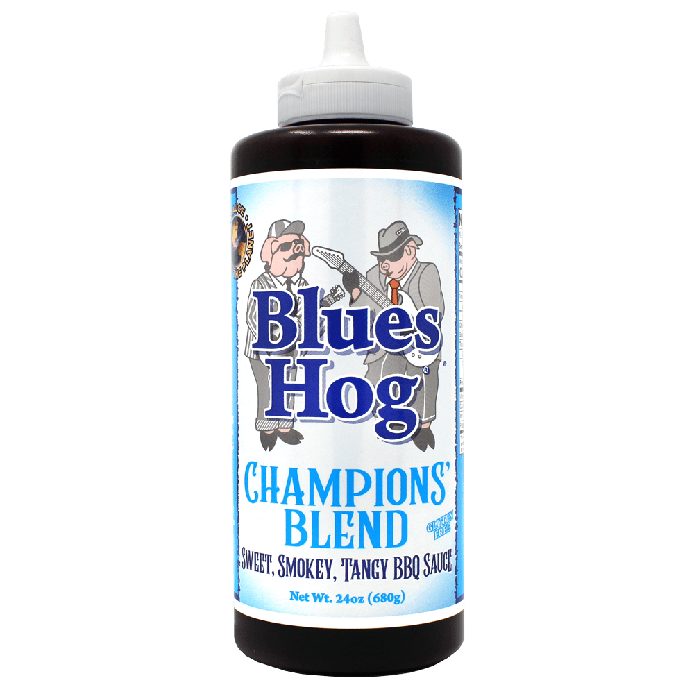 Blues Hog Rubs, Sauces & Brines Blues Hog Champions' Blend BBQ Sauce Squeeze Bottle 24 oz.