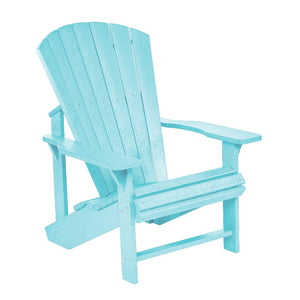 C.R. Plastic Products Furniture - Chairs Aqua-11 C01 Classic Adirondack