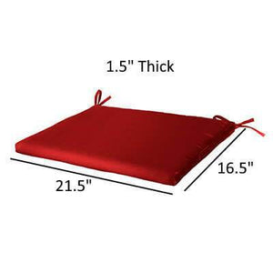 C.R. Plastic Products Sunbrella Outdoor Cushions SC20 Adirondack Seat Cushion