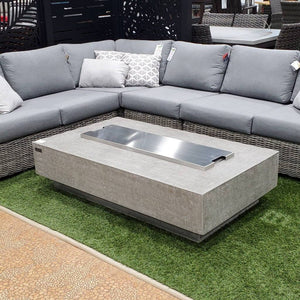 Elementi Heaters & Fire Tables Urban 56"x 32" Rectangular Burner Hampton (LP)