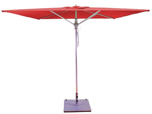 Galtech Market Umbella Jockey Red 782 8' X 8' DELUXE COMMERCIAL USE SQUARE