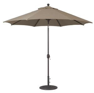 Galtech Umbrellas Umbrellas Canvas Cocoa 9' Galtech Auto-Tilt Market Umbrellas - 737 Model