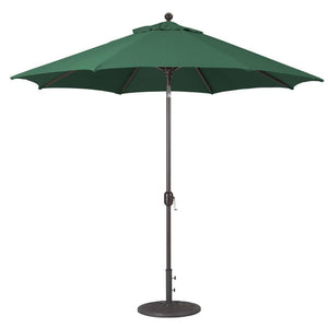 Galtech Umbrellas Umbrellas Forest Green (Black Frame) 9' Galtech Auto-Tilt Market Umbrellas - 737 Model