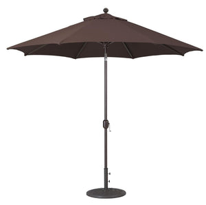Galtech Umbrellas Umbrellas Walnut Brown 9' Galtech Auto-Tilt Market Umbrellas - 737 Model