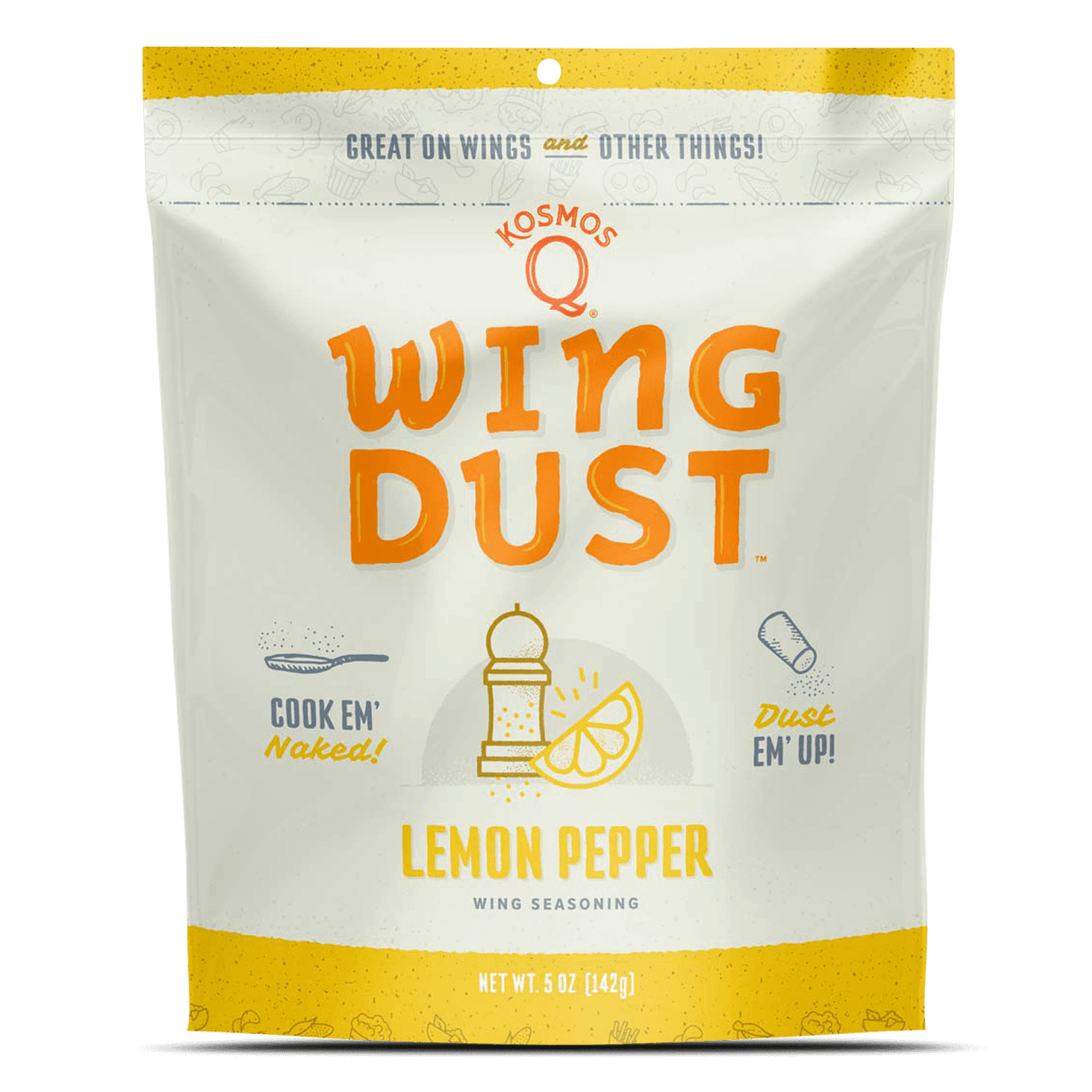 Kosmos Q BBQ Rub Wing Dust Lemon Pepper