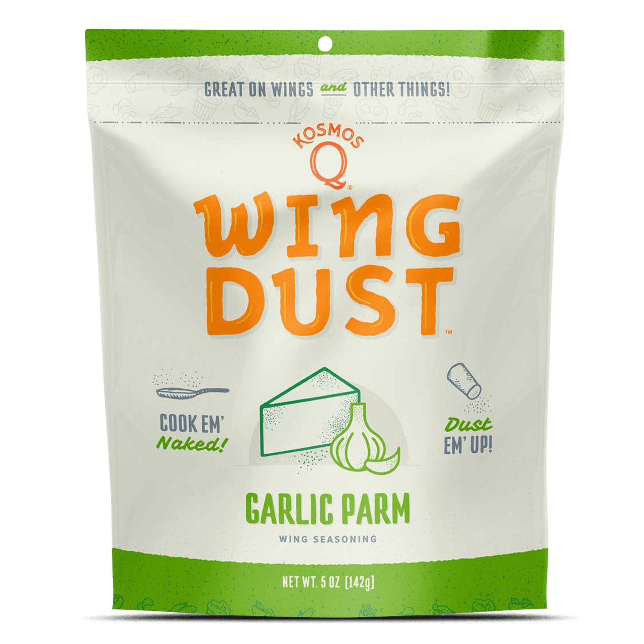 KosmosQ Barbecue Wing Dust Garlic Parm
