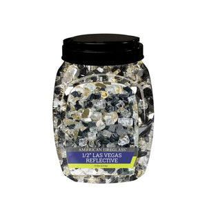 1/2" Reflective Fire Glass 10 lbs