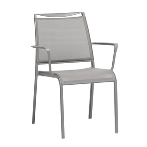 Ratana Furniture - Dining Grey Ratana Como Dining Arm Chair