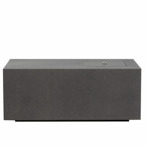 Ratana Heaters & Fire Tables Fiamma 50" x 30" x 20"h Rectangle Fire Pit w/Lid