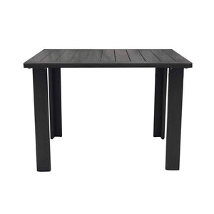 Ratana Table Limo 43" Square Dining Table with Umbrella Hole