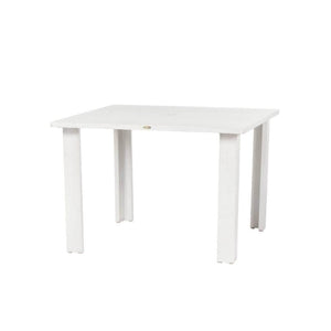 Ratana Table Limo 43" Square Dining Table with Umbrella Hole