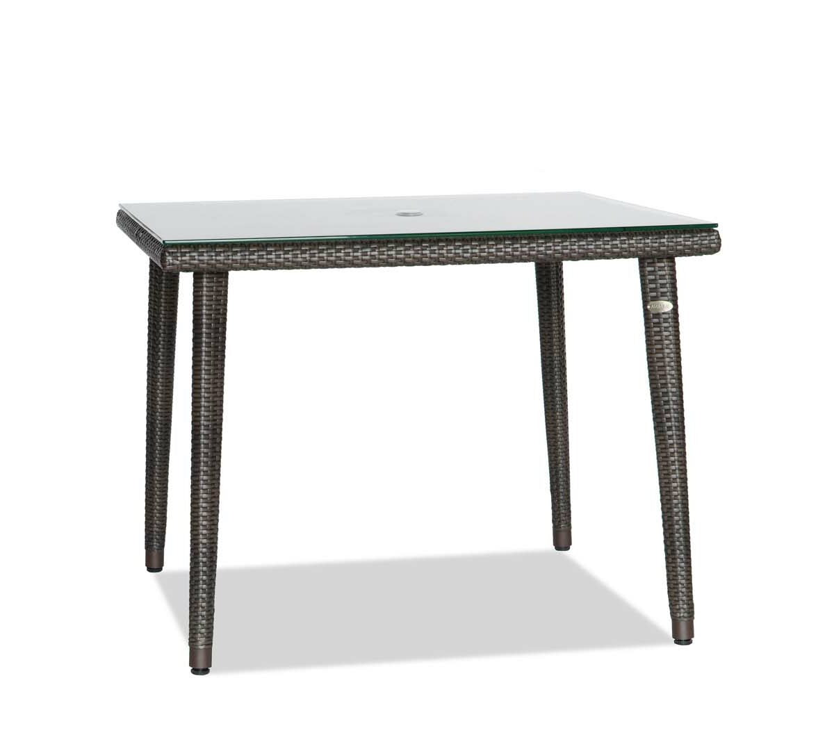 Palm Harbor 38" Square Dining Table with Glass