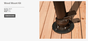 Treasure Garden Cantilever Umbrella Treasure Garden AG25 Cantilever 10' x 13' Rectangle