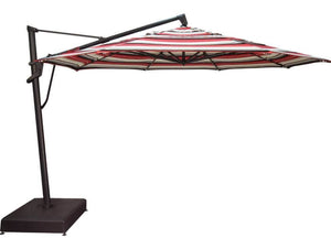 Treasure Garden Umbrellas 13' Octagon Cantilever Plus Aruba Fabric Black Frame
