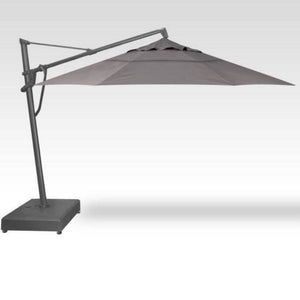 Treasure Garden Umbrellas Canvas Coal 13' Octagon Cantilever Plus