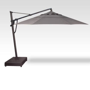 Treasure Garden Umbrellas Cast Silver 13' Octagon Cantilever Plus