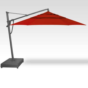 Treasure Garden Umbrellas Jockey Red 13' Octagon Cantilever Plus