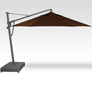 Treasure Garden Umbrellas Walnut Brown 13' Octagon Cantilever Plus
