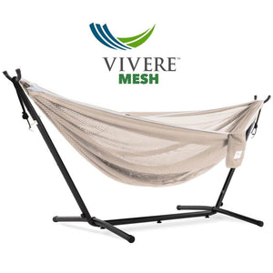 Vivere Hammocks Sand/Sky Mesh Hammock Combo - (9ft)