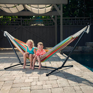 Vivere Hammocks Vivere's Combo - 9ft Polyester Hammock with Stand