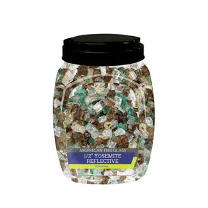 1/2" Reflective Fire Glass 10 lbs