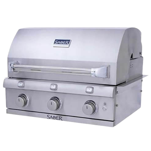Saber Stainless 500 3-Burner Built-In Gas Grill (Natural Gas)