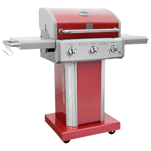 Kenmore Red 3-Burner 30,000 BTU Liquid Propane Gas Grill