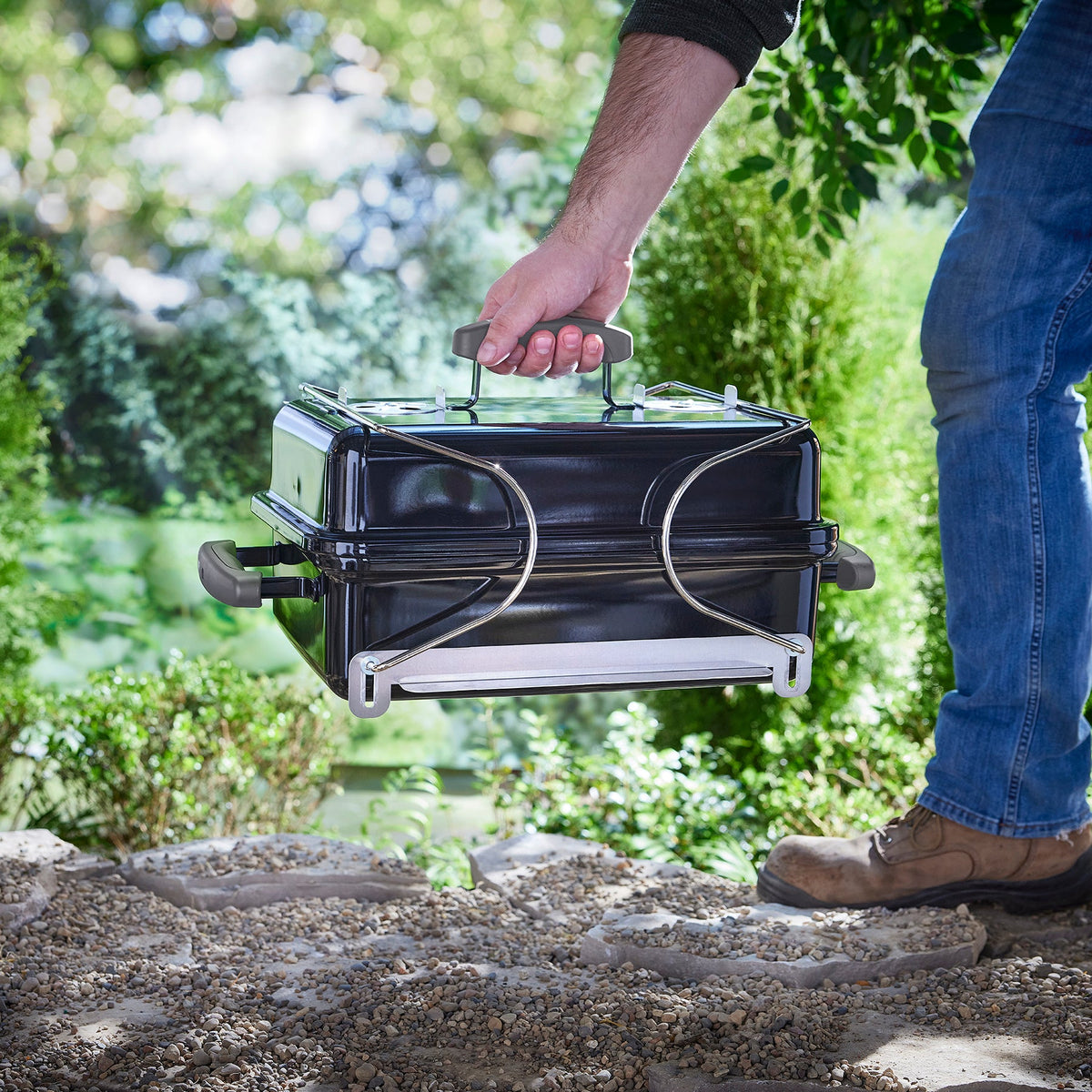 Go-Anywhere Charcoal Grill Black