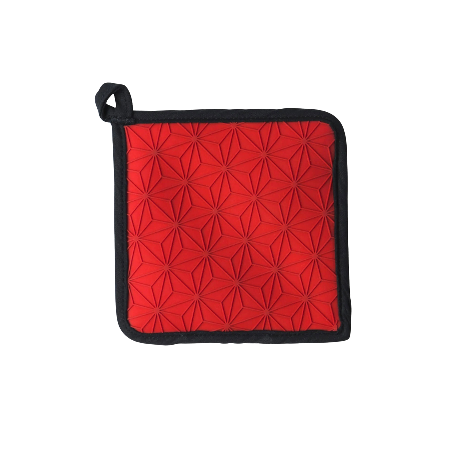 Lodge Red Silicone & Fabric Potholder / Trivet