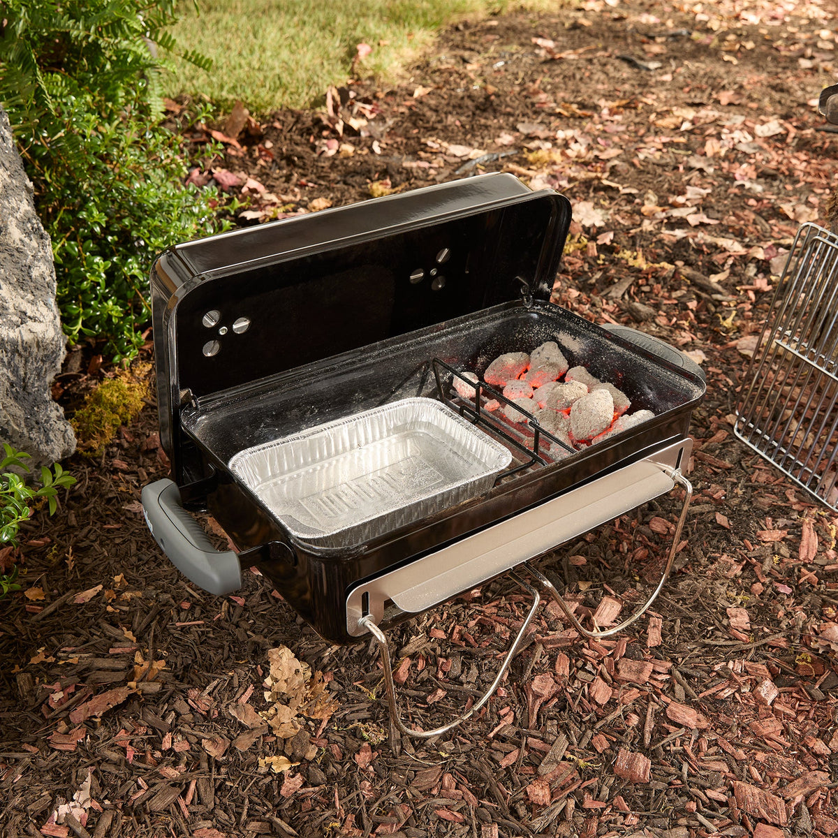 Go-Anywhere Charcoal Grill Black
