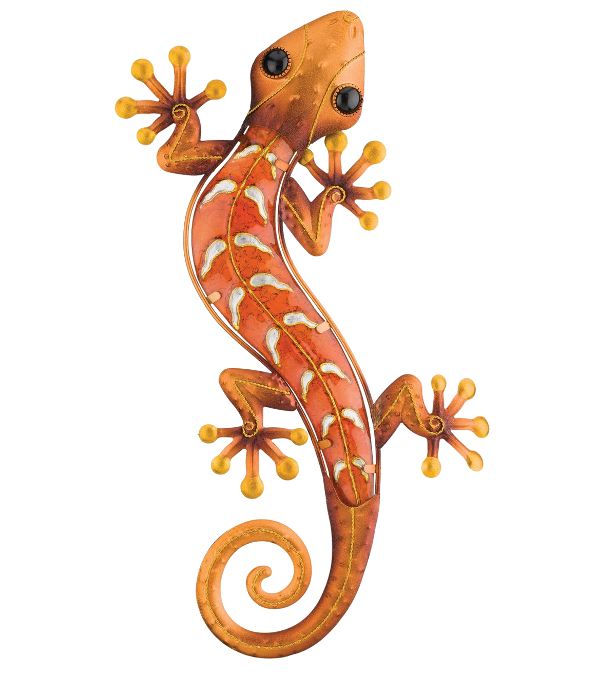 Gecko Wall Decor 18" Copper
