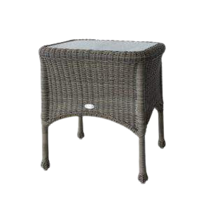 English Bay End Table with Glass