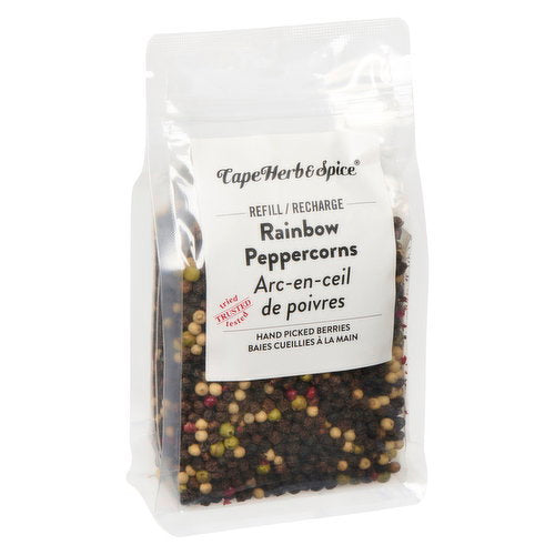 Cape Herb & Spice Rainbow Peppercorn - Ceramic Grinder with Refill Pack