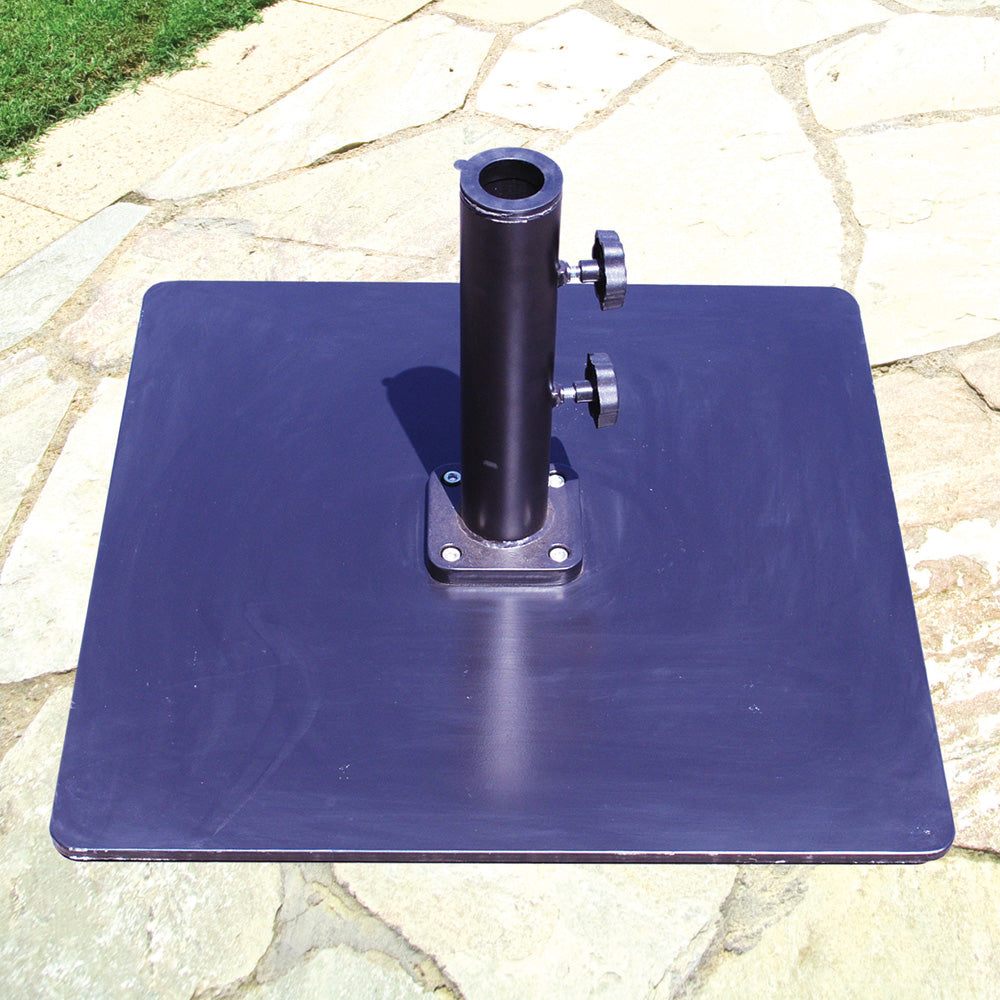 Galtech Square Steel Umbrella Base 60 lbs