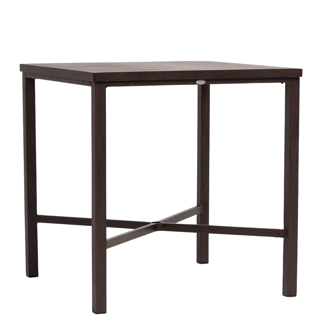 Canbria 39" Square Bar Table w/Umbrella Hole